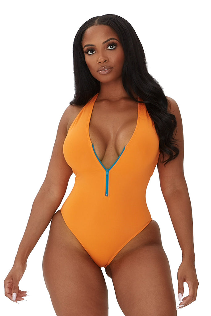 zip em to shreds swimsuit-orange - Icon