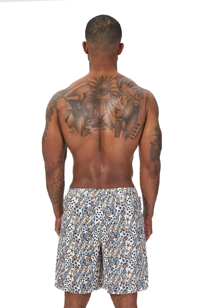 crew love beach shorts-starfish print - Icon