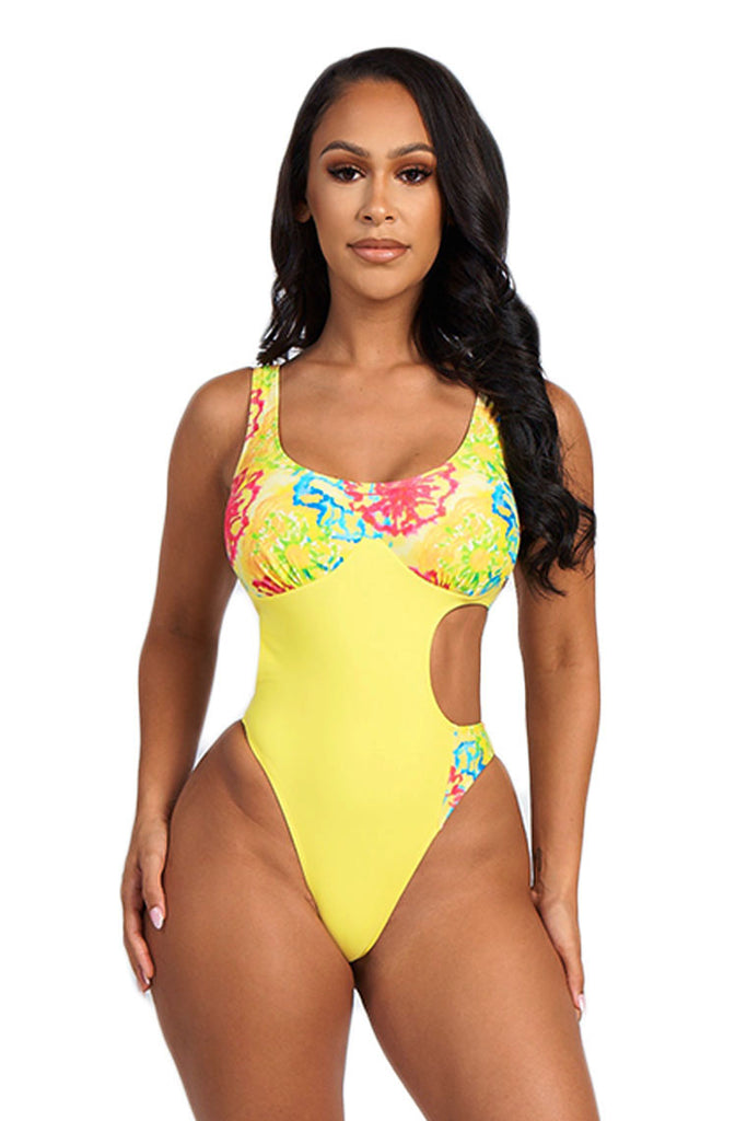 island hopping swimsuit-floral - Icon