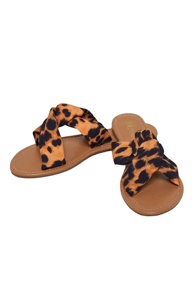 making moves sandals-tortoise print - Icon