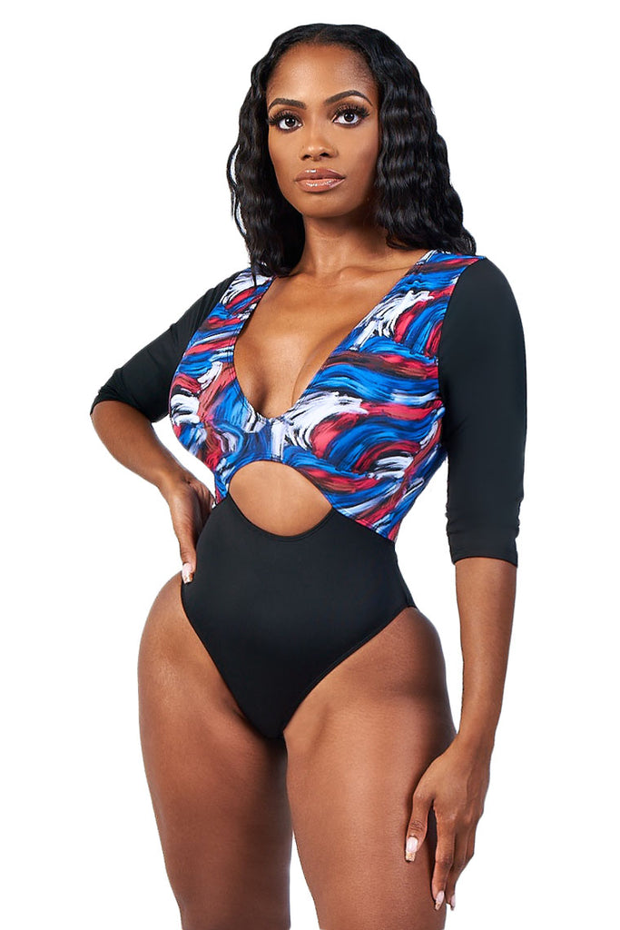 sun seeker swimsuit-black - Icon