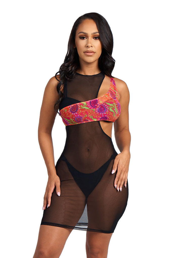 swim ashore coverup-multicolor - Icon