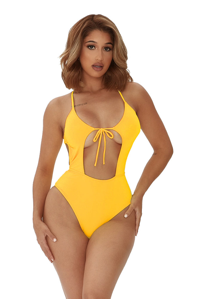 closing in swimsuit-yellow - Icon