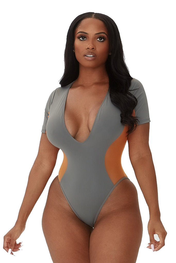 deep dive swimsuit-grey - Icon