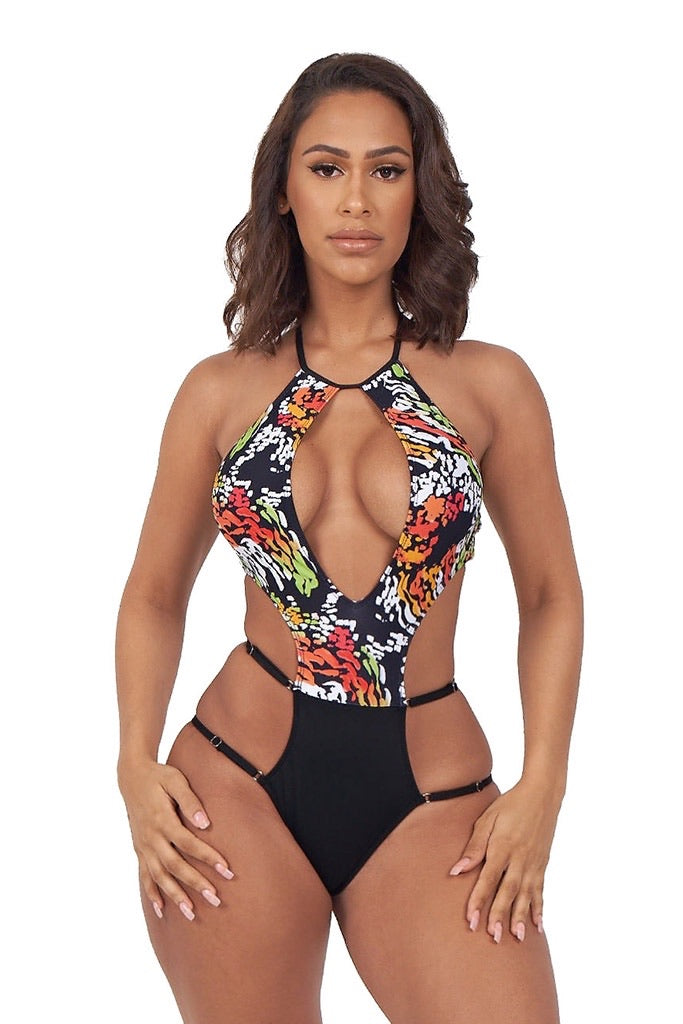 rise to the occasion swimsuit-multi abstract - Icon