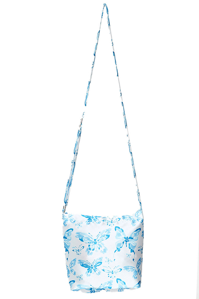 in my bag handbag-blue butterfly print - Icon