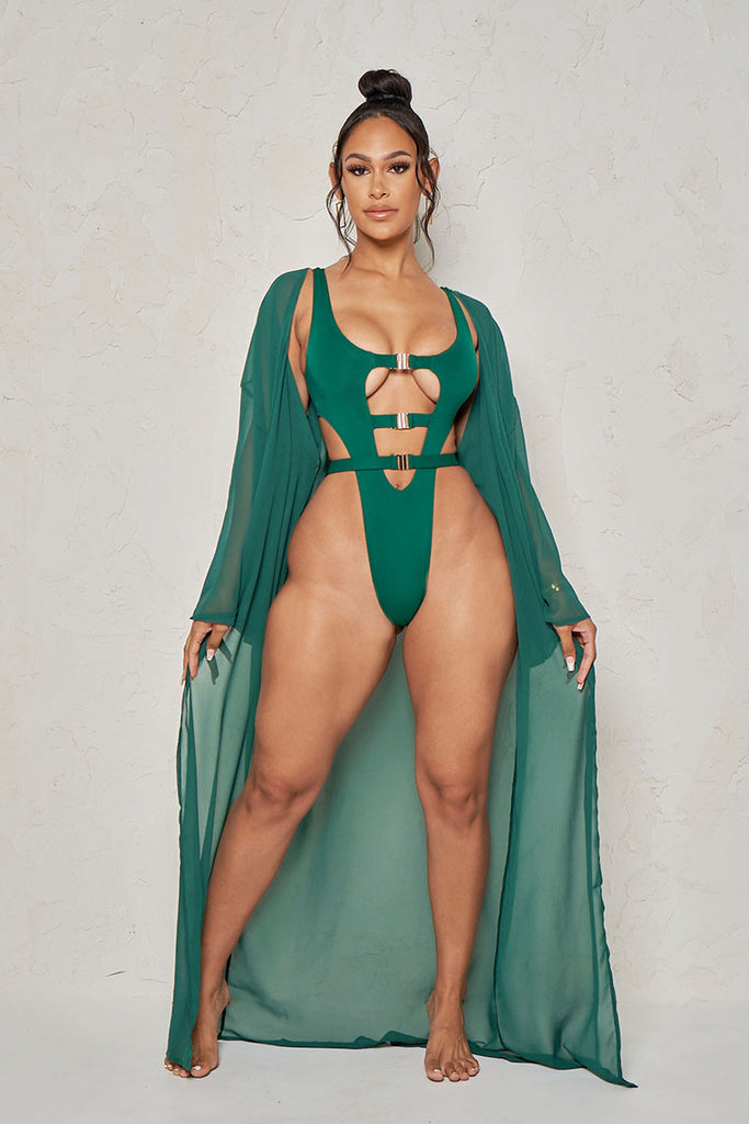 festival vibes coverup - green - Icon