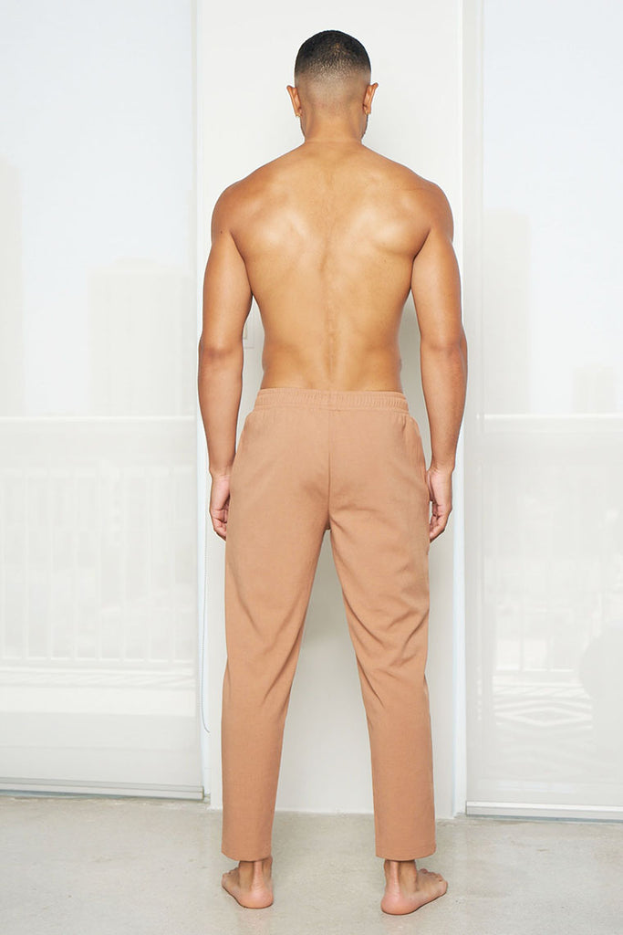 havana linen pants - brown - Icon