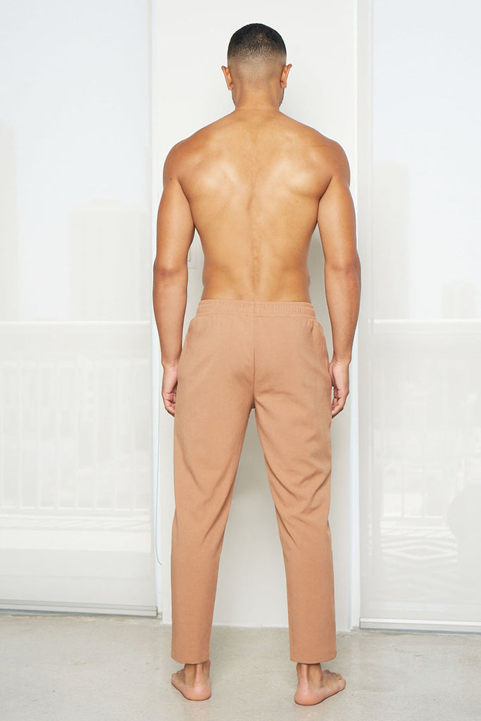 havana linen pants - brown - Icon