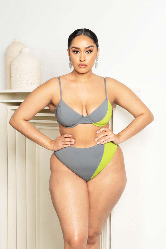 sail the ocean bikini - green multicolor - Icon