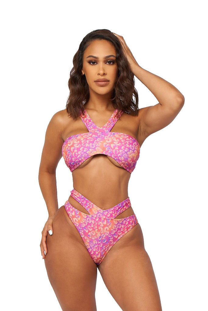 always & forever bikini-pink print - Icon