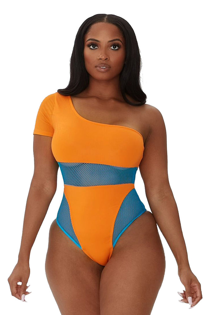 raise the bar swimsuit-orange - Icon