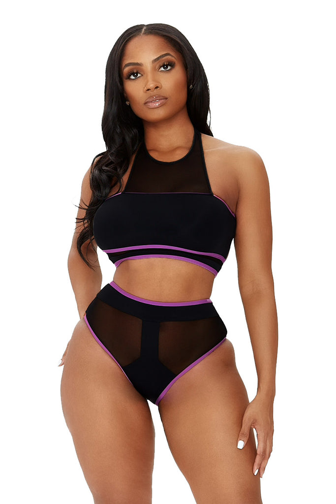 sea right through you bikini-black - Icon