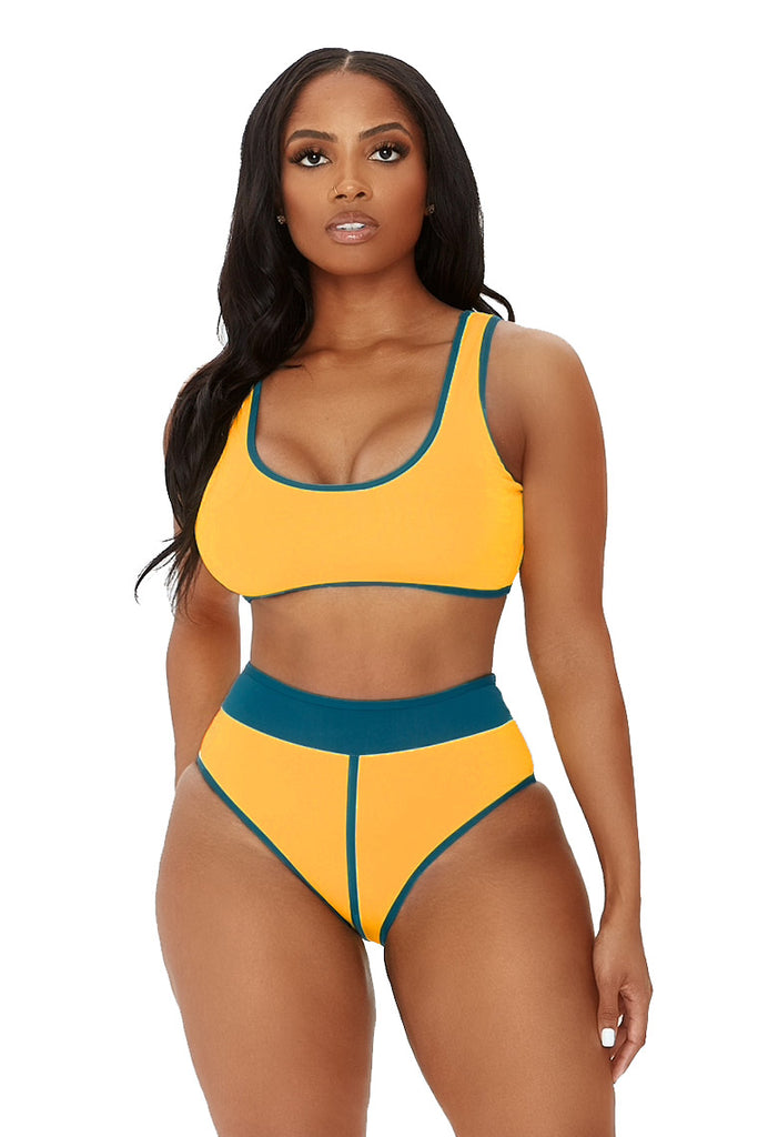 sunny daze bikini-yellow - Icon