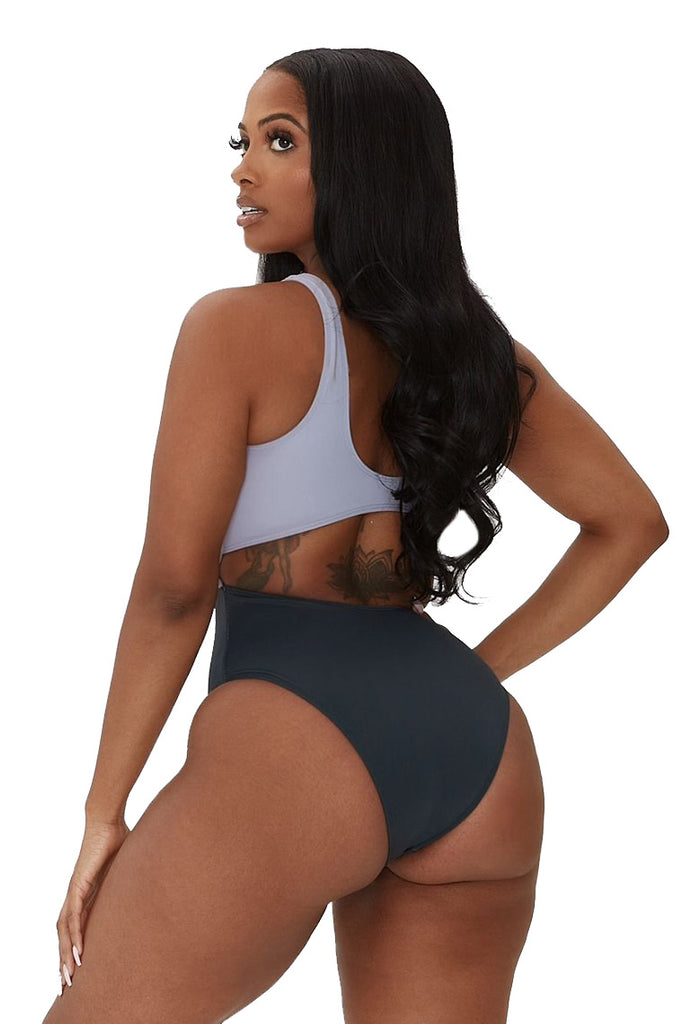 work it out swimsuit-grey - Icon